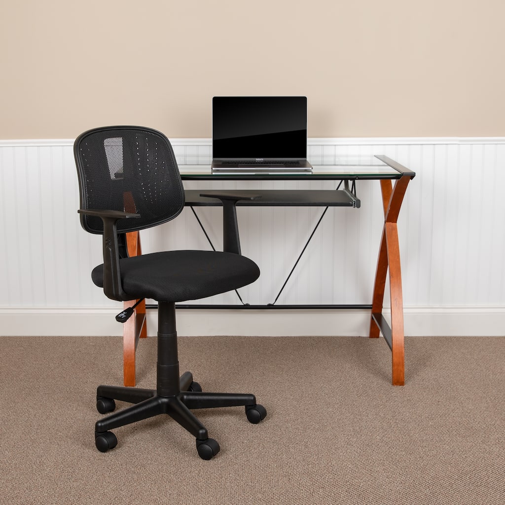 Pivot Back Mesh Swivel Task Office Chair