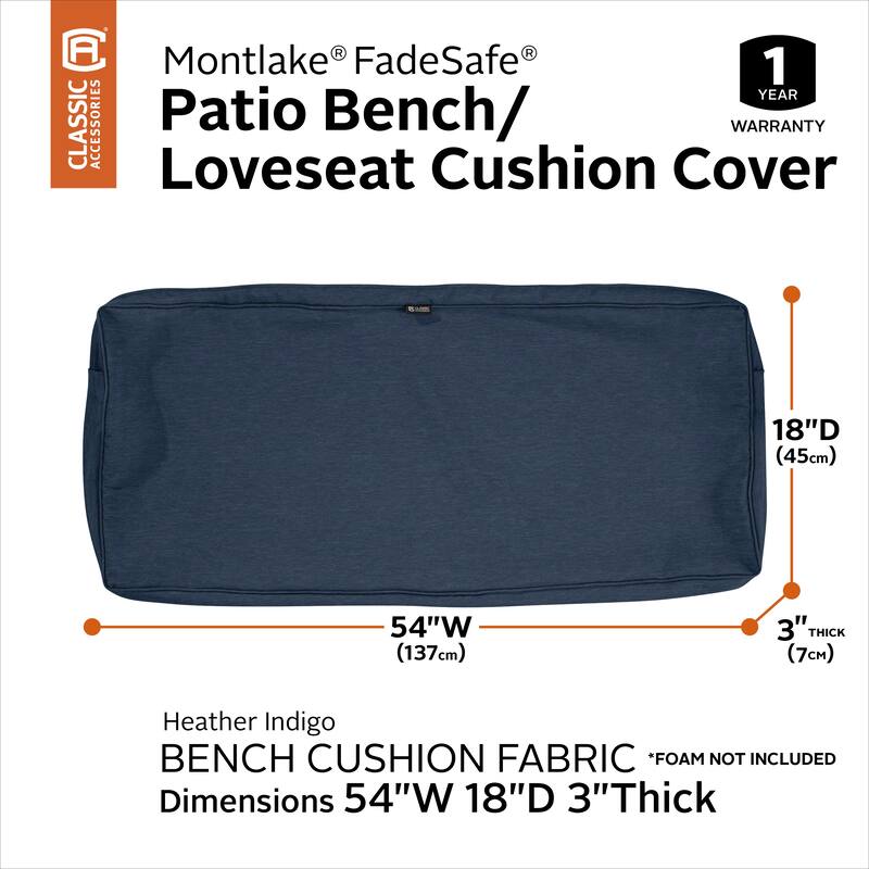 Classic Accessories Montlake Bench/ Settee Cushion Slip Cover