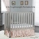 preview thumbnail 2 of 3, Dream On Me 2 in 1 Folding Portable Crib - Cool Grey
