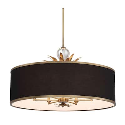 Minka Lavery 4586 Caprio 6 Light 33" Wide Multi Light Pendant with