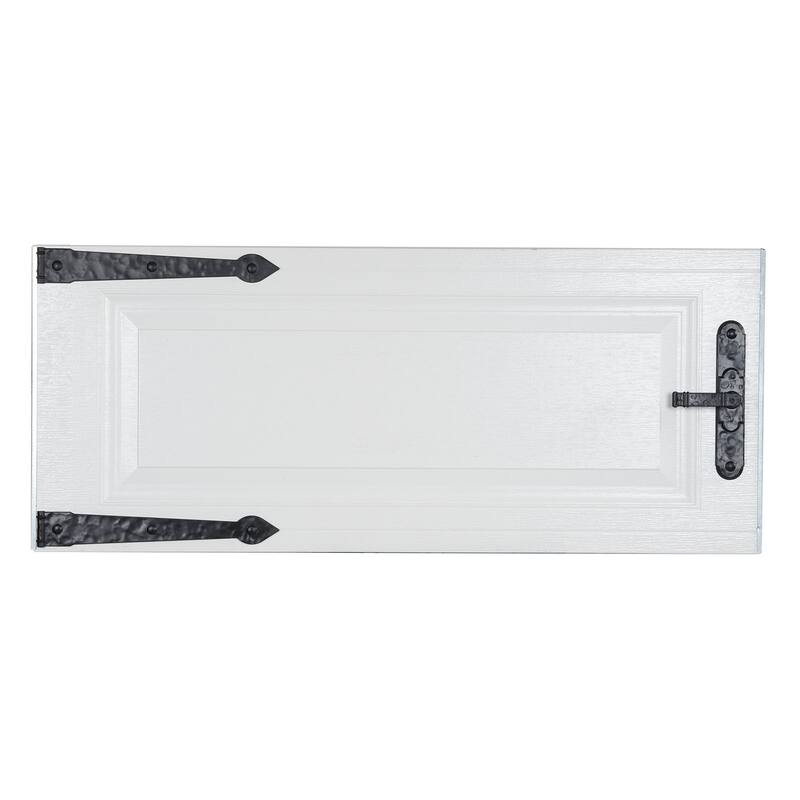 Household Essentials Premium Carriage House Magnetic Garage Door Hinges with Lever, Black