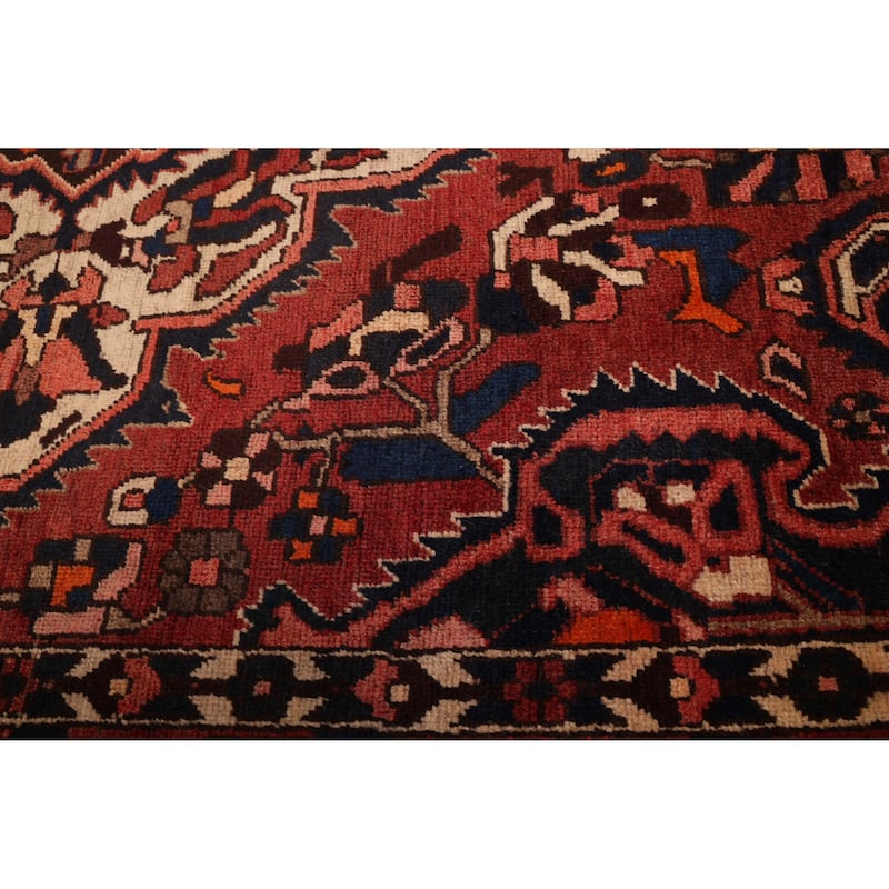 ECARPETGALLERY Hand-knotted Kayseri Vintage Red Wool Rug - 6'5 x 9'6