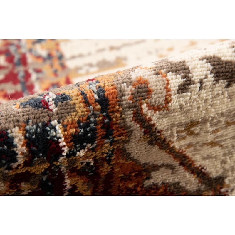 Alurea Pelham Red Medallion Area Rug