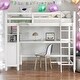 preview thumbnail 2 of 45, Twin Size Loft Bed With Drawers And Desk,Shelves for Home