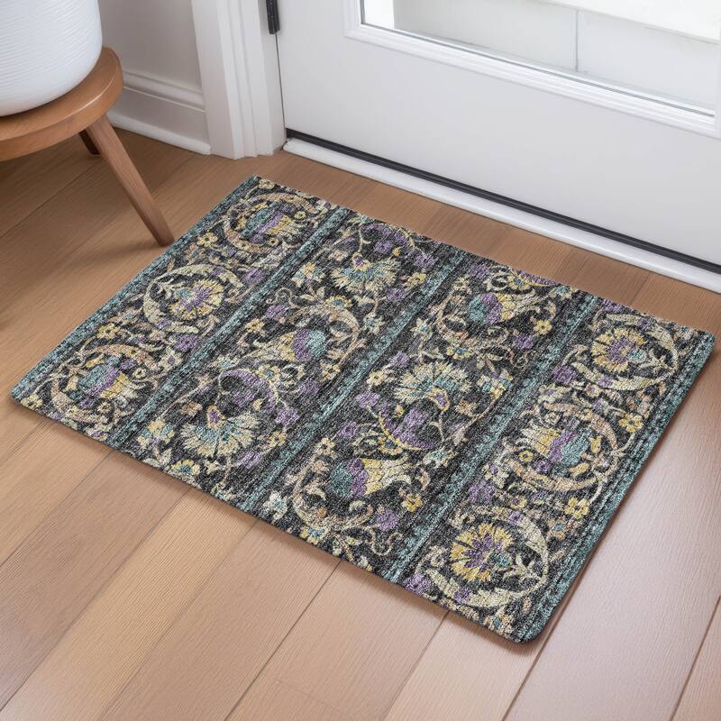 Machine Washable Indoor/ Outdoor Global Alix Chantille Rug