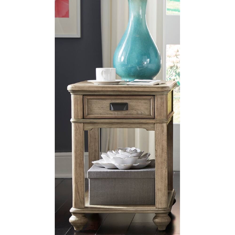 Wood Rectangular End Table