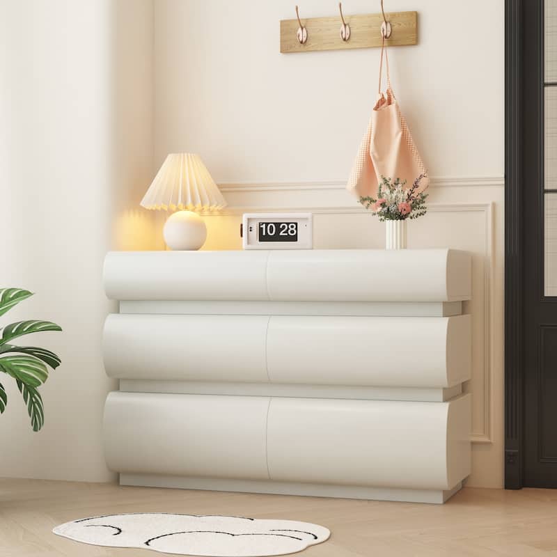 Modern 6 Drawer Dresser for Bedroom
