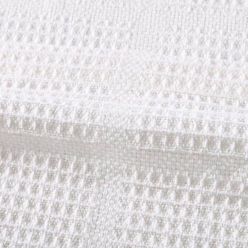 Kenneth Cole New York Waffle Grid Blanket