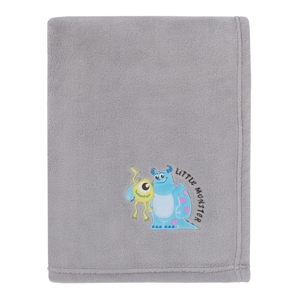 slide 2 of 5, Disney Monsters, Inc. Cutest Little Monster Baby Blanket