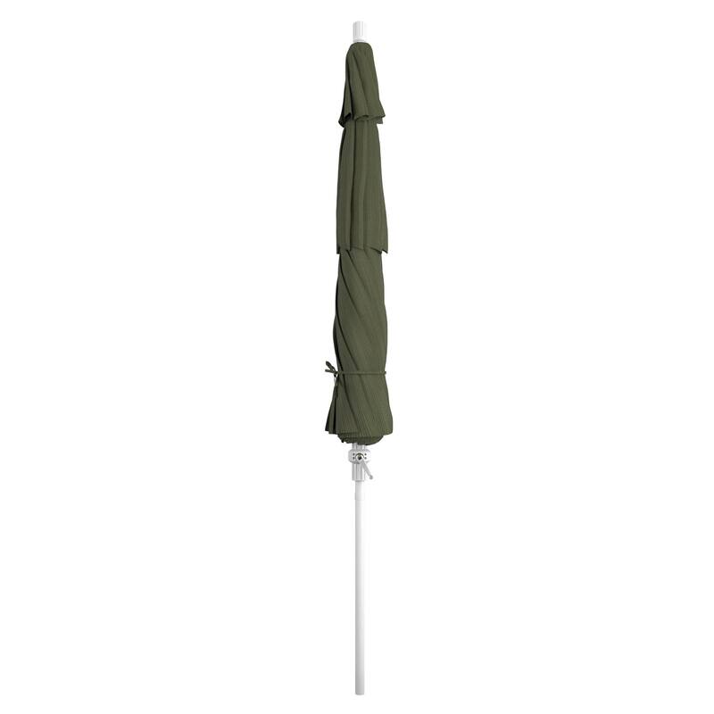Perry 11ft Round Crank Lift Collar Tilt Aluminum Patio Umbrella by Havenside Home, Base Not Included