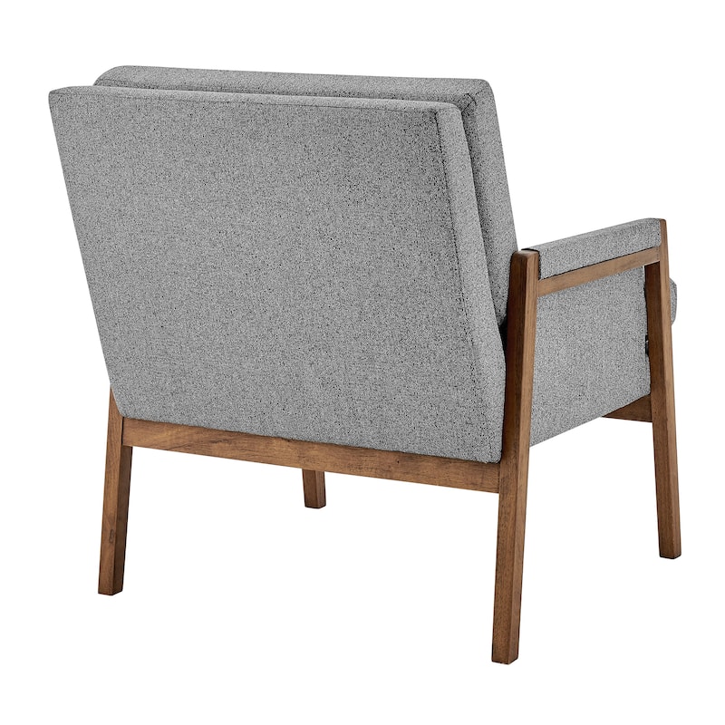 NPD Furniture Colton Fabric/Faux Leather Accent Arm Chair