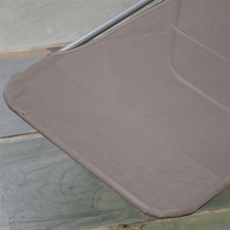 Outdoor Adjustable Folding Chaise Lounge Chairs with Breathable Mesh
