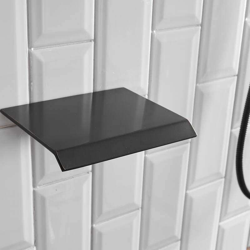 WIZ 3-Spray Patterns With 2.5 GPM 12 in. Showerhead Shower System