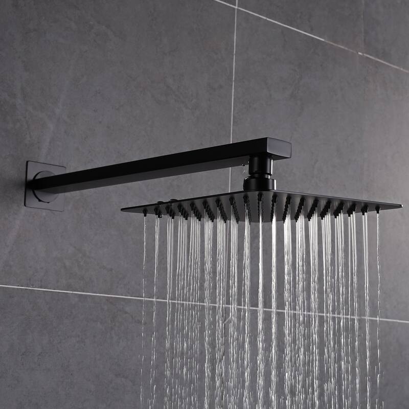 10" Rain Shower Head Thermostatic Complete Shower System With Rough-In Valve