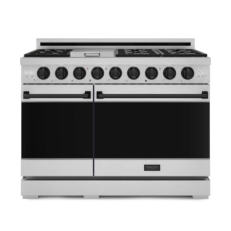 Thor Kitchen RSG48E Gordon Ramsay 6.8 Cu. Ft. Free Standing Gas Range - Stainless Steel / Black