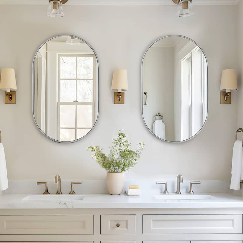 Set of 2 Recessed Medicine Cabinet