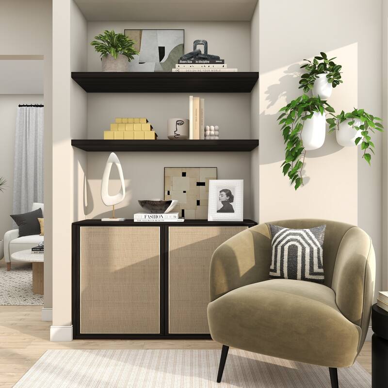 White Polystone Cut-Out Abstract Decorative Sculpture with Marble Stand