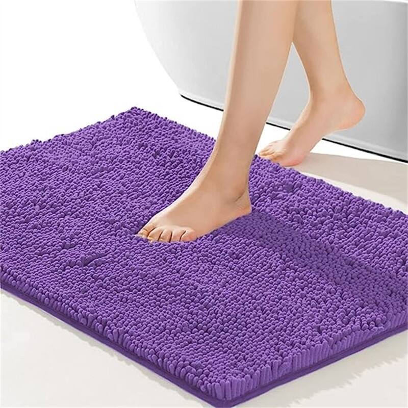 Non-Slip Bath Mat - Purple - 17"×24"