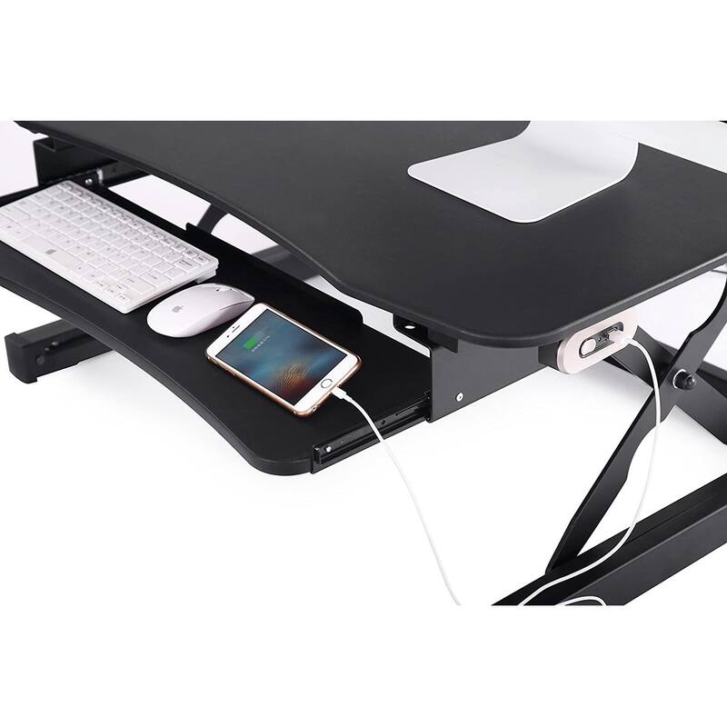 ApexDesk ZT Series Height Adjustable Sit to Stand Electric Desk Riser
