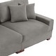 preview thumbnail 74 of 132, Corduroy Couch Modular Sectional Sofa with Pillows
