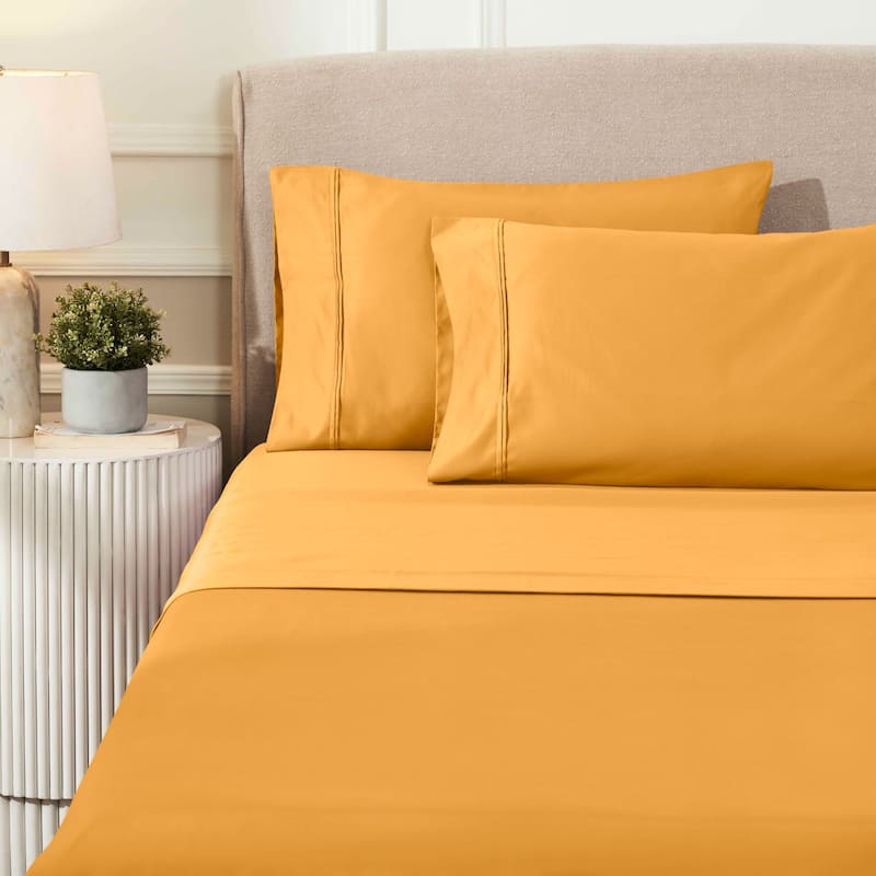 Blue Nile Mills 1200 Thread Count Egyptian Cotton Deep Pocket Sheet Set