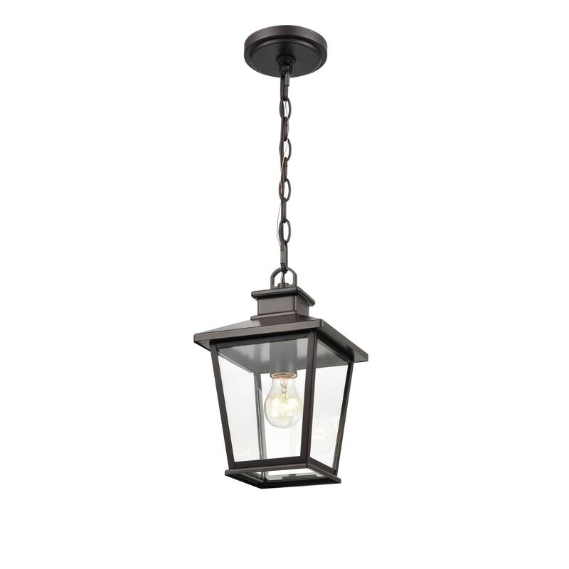 Millennium Lighting Bellmon 1 Light Outdoor Hanging Lantern with Clear Glass Shade