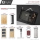 preview thumbnail 13 of 15, STYLISH 30 inch Graphite Black Stainless Steel 16G Undermount Kitchen Sink - 30" x 18" x 9"