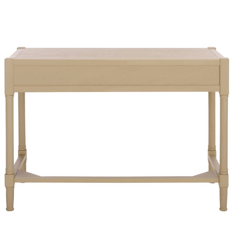 SAFAVIEH Zennure White Washed Grey Writing Desk