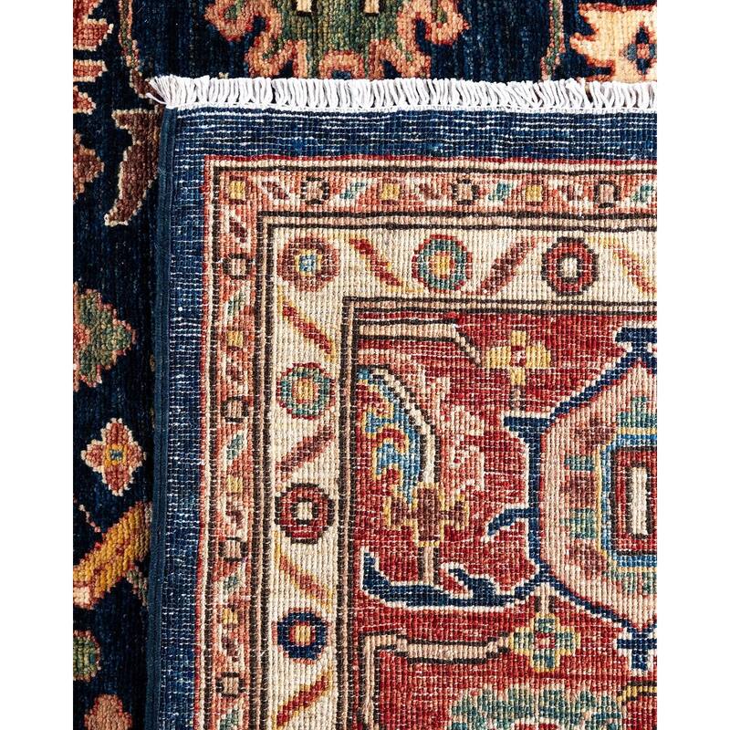 Serapi One-of-a-Kind Hand-Knotted Area Rug - Blue, 8' 1" x 9' 9" - 8' 1" x 9' 9"