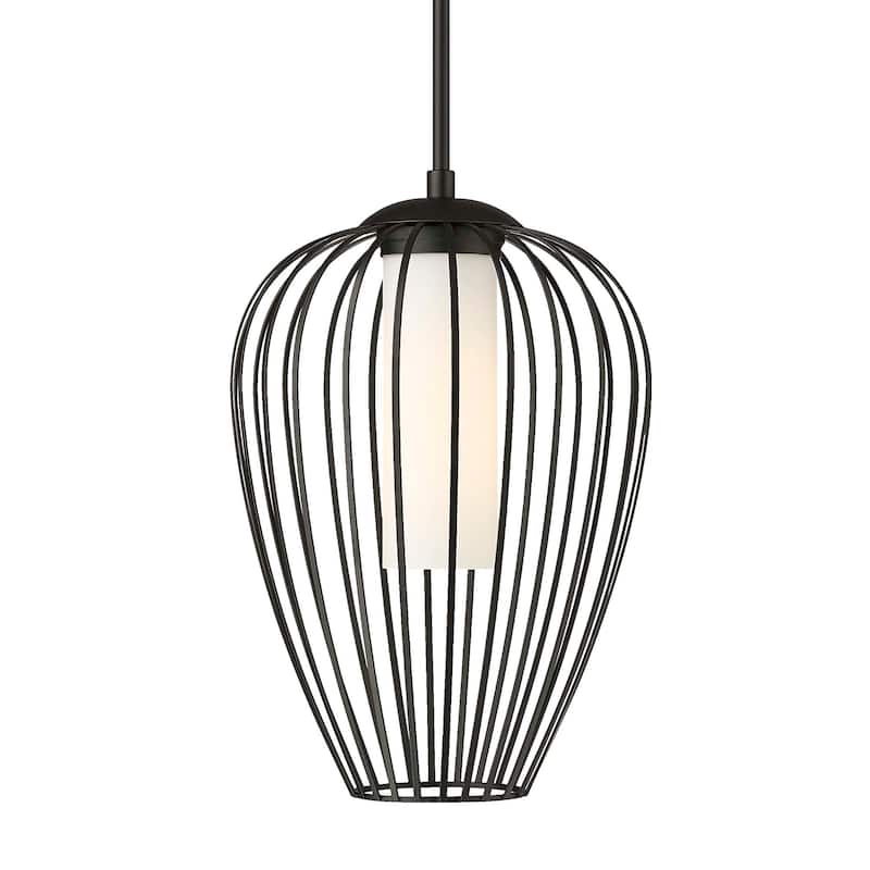 Z-Lite 7507-12 Savanti 12" Wide Pendant - Matte Black
