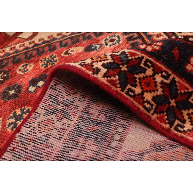 ECARPETGALLERY Hand-knotted Konya Anatolian Red Wool Rug - 6'3 x 9'4