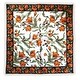 preview thumbnail 7 of 24, Cotton Sweet French Country Floral Tablecloth Round, Runner Napkin - White Amber