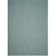 preview thumbnail 112 of 138, SAFAVIEH Courtyard Judi Indoor/ Outdoor Patio Backyard Rug 6'7" x 9'6" - Turquoise/Light Grey