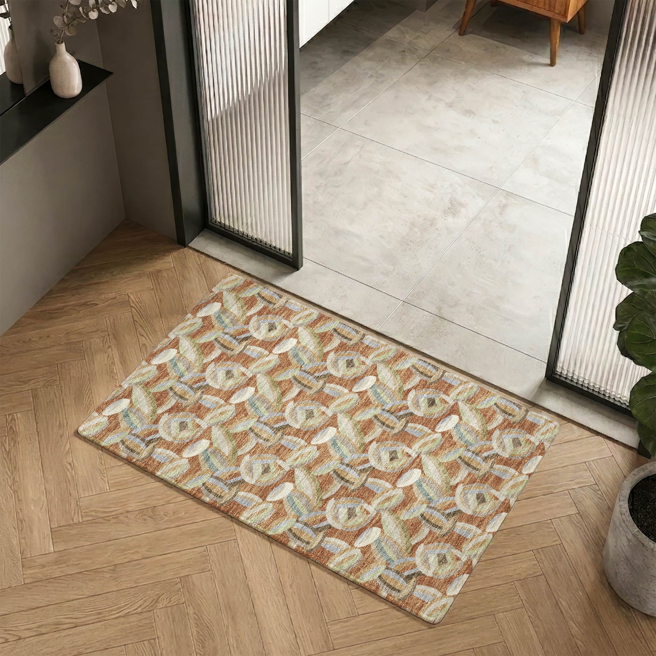 Premium Washable Super Soft Abstract Akeny Mayfield Rug