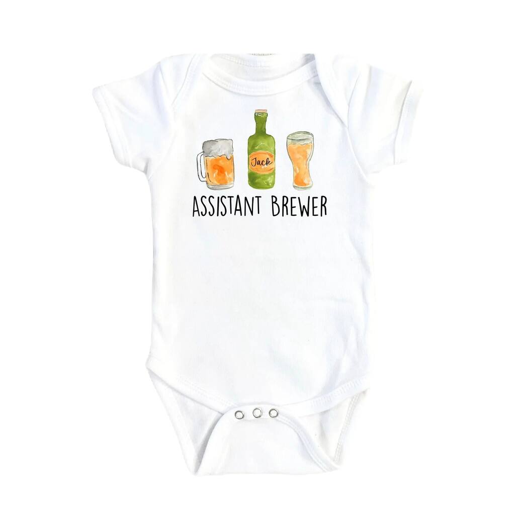 Beer 3 Drinks - Baby Boy Girl Clothes Infant Bodysuit Funny Cute Newborn