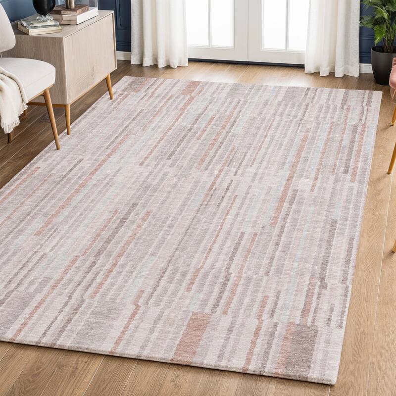 Premium Washable Super Soft Stripe Stack Mayfield Rug