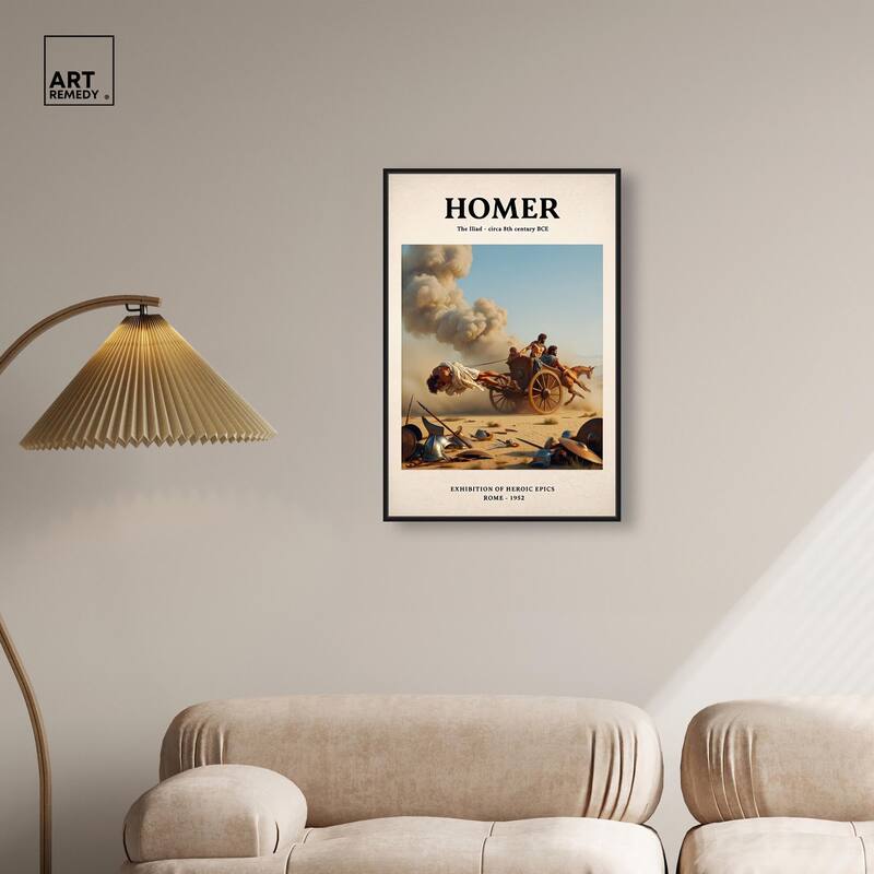 Iliad Illustrated Canvas by Art Remedy