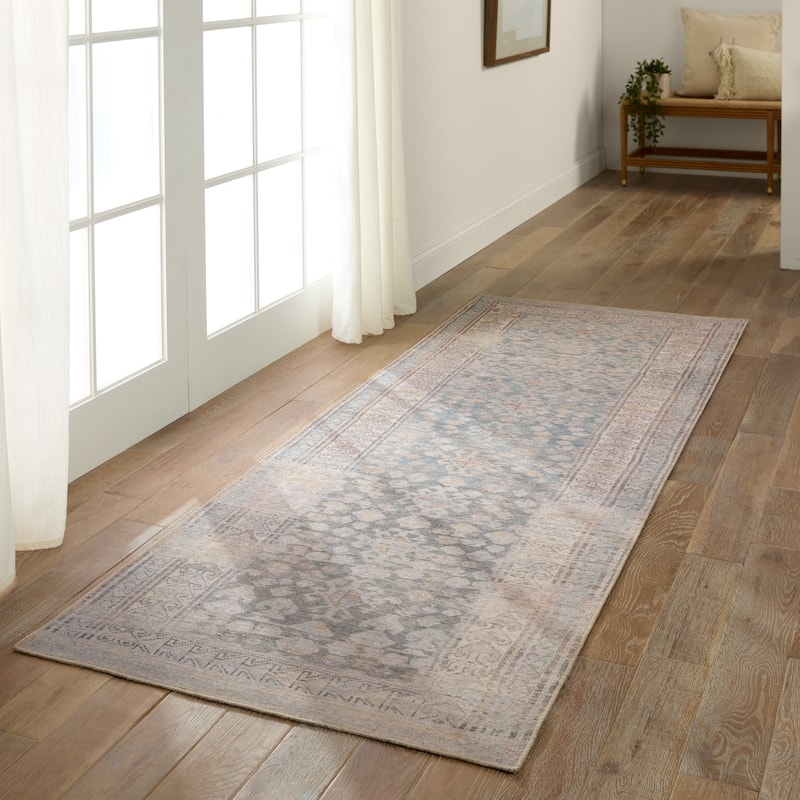 Oakley Machine Washable Medallion Area Rug
