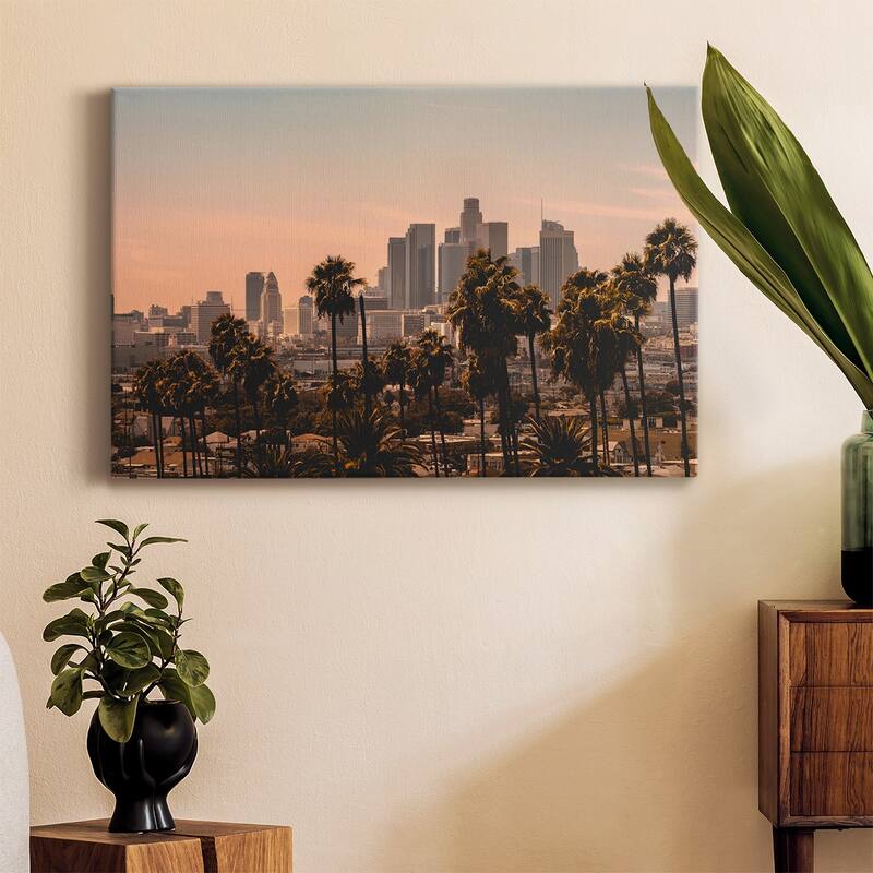 Downtown Los Angeles Premium Gallery Wrapped Canvas - Ready to Hang