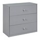preview thumbnail 12 of 13, Grey Twin Pinewood Loft Bed with Fence and Storage