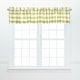 preview thumbnail 17 of 20, Franklin Check Cotton Window Curtain Valance Set of 2 - 15.5 x 72 Yellow