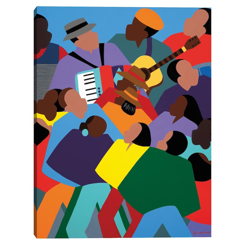 Zydeco Canvas Art Print