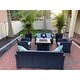 Selway Outdoor 7-Seater Chat Set with Fire Pit by Christopher Knight Home 1 of 1 uploaded by a customer