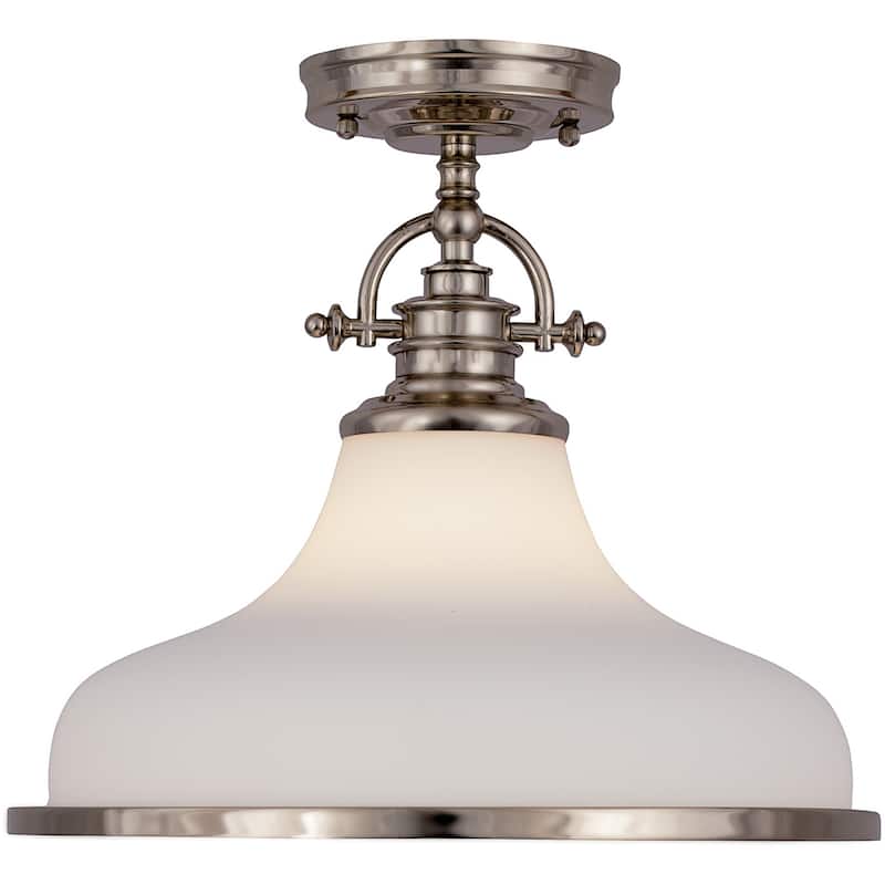 Quoizel Grant 14" Pendant Light in Brushed Nickel