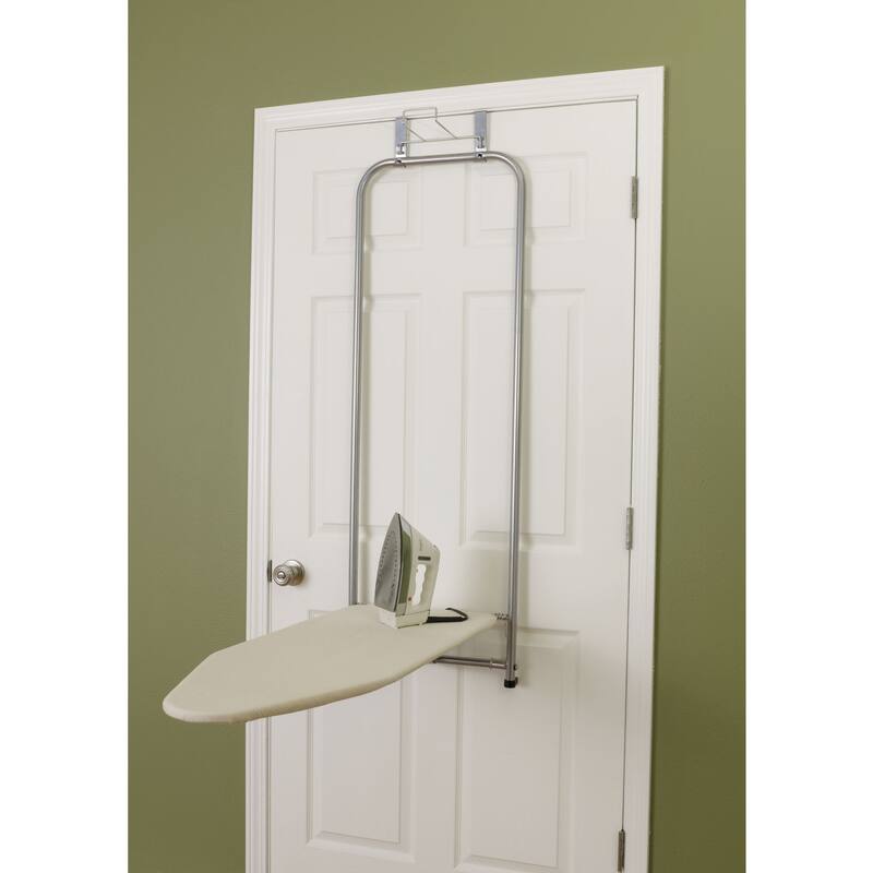 Household Essentials Over the Door Ironing Board - Beige