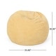 preview thumbnail 20 of 23, Kenli Modern Corduroy Polyester Bean Bag Chair by Christopher Knight Home