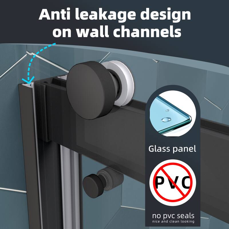 Bypass shower door, sliding door