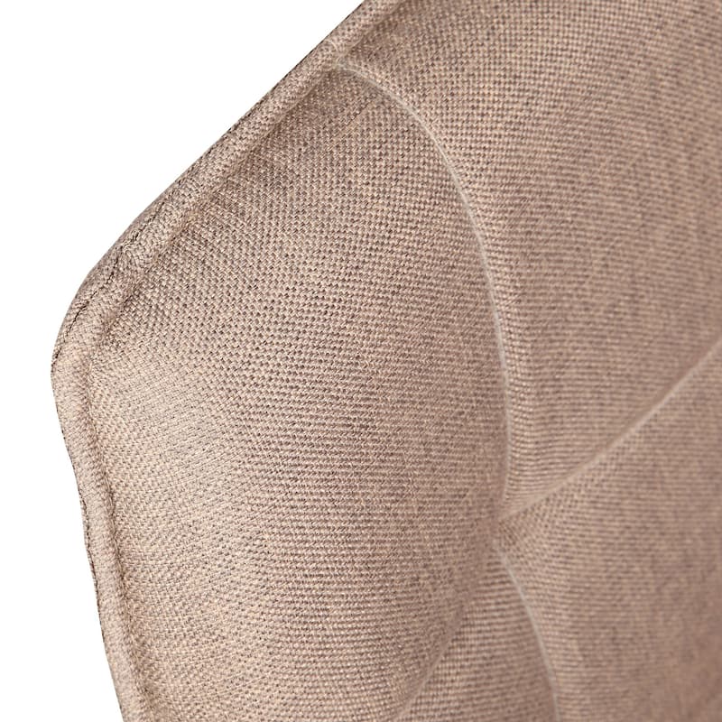 Porthos Home Lada Adjustable Swivel Office Chair, Linen Upholstery