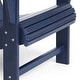 preview thumbnail 46 of 156, Aderson Outdoor Poly Adirondack Chair With Ottoman And Side Table 12-Piece Set