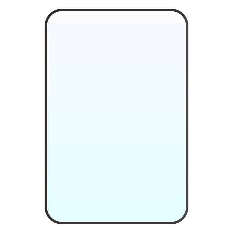 Recessed or Surface Wall Mount Bathroom Mirror Medicine Cabinet With Adjustable Glass Shelves